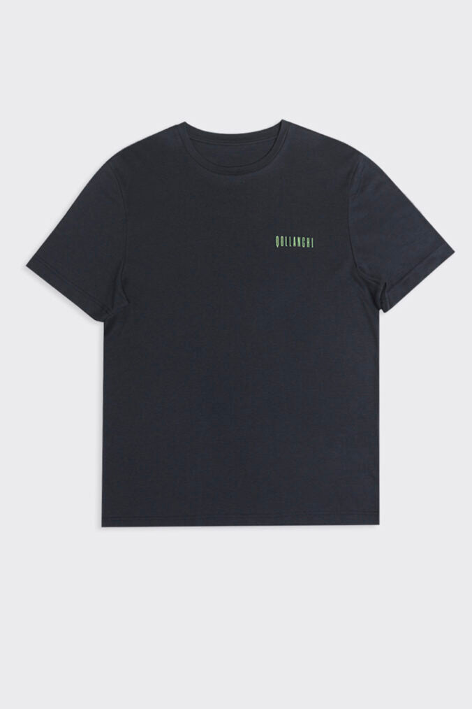 レオナールスポーツ カットソー 長袖 ハイネック 花柄 42 XL 紺