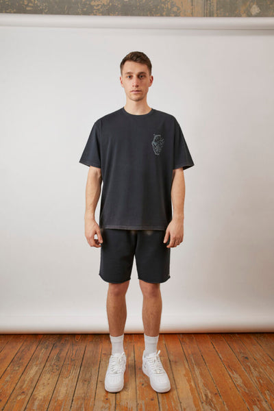 2faces Washed T-Shirt – Siyah