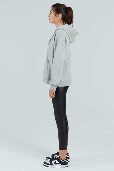 Buller Zip Sweatshirt – Light Gray